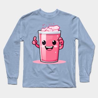 Soft drink cute T-Shirt cute giril Long Sleeve T-Shirt